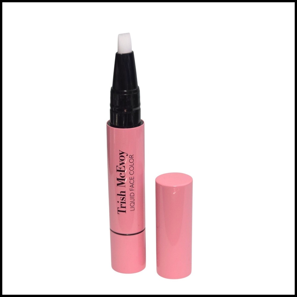 Trish McEvoy Liquid Face Color Glow‎ Coral Pink Color Liquid Full Size New